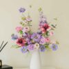 Bình hoa tulip mix phi yến trà mao lương tone tím