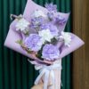 Bó hoa quà tặng ốc quế mix mẫu đơn tone tím