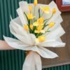 Bó hoa quà tặng tulip tone vàng