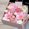 Hộp hoa quà tặng mao lương mix cúc sao tone hồng