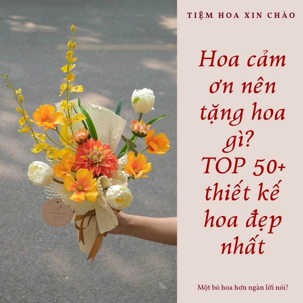 Hoa cảm ơn nên tặng hoa gì