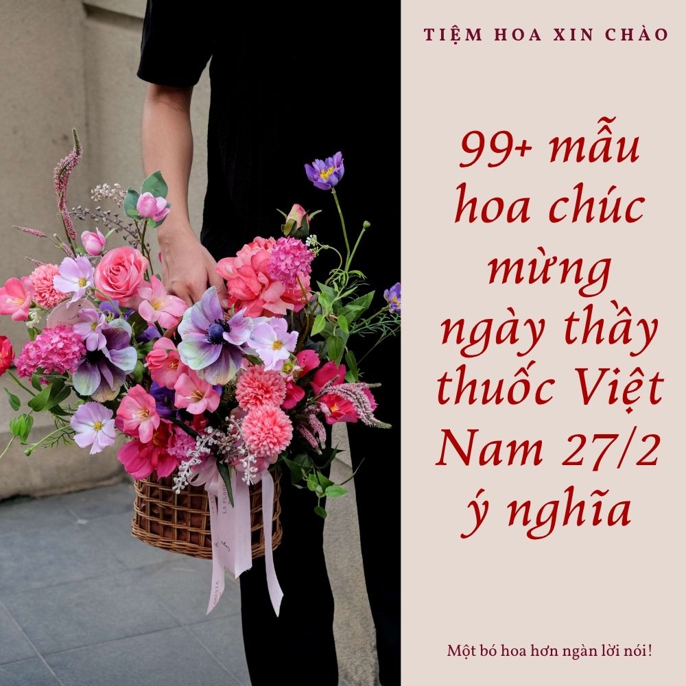 Hoa chúc mừng ngày thầy thuốc việt nam