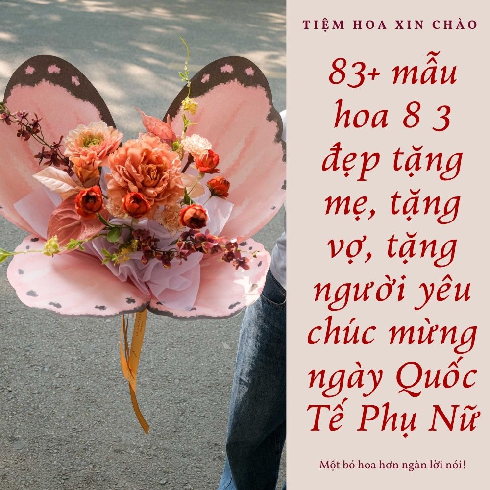 Mẫu hoa 8 3 đẹp ý nghĩa