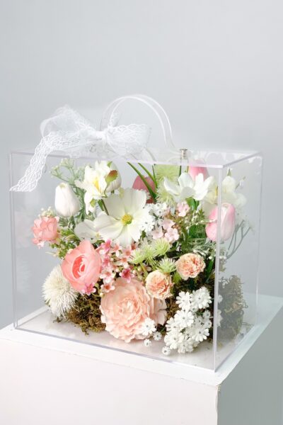 Vali hoa quà tặng mix tulip cúc sao