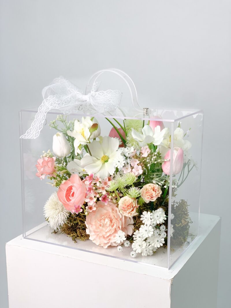 Vali hoa quà tặng mix tulip cúc sao