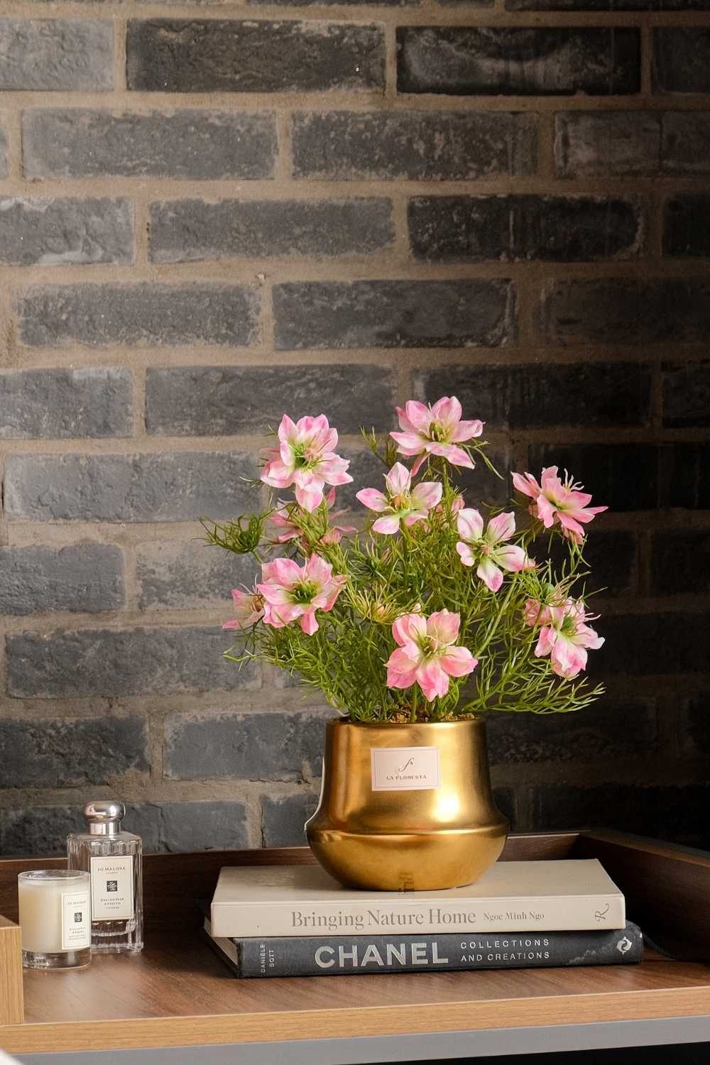 Bình hoa sao nhái tone hồng