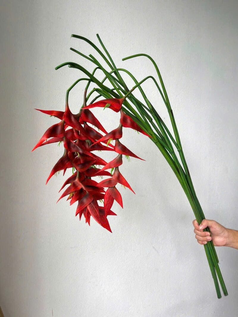 Cành chuối pháo rủ hoa decor