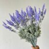 Cành lavender - Cành hoa oải hương thân phấn - Hoa lụa cao cấp