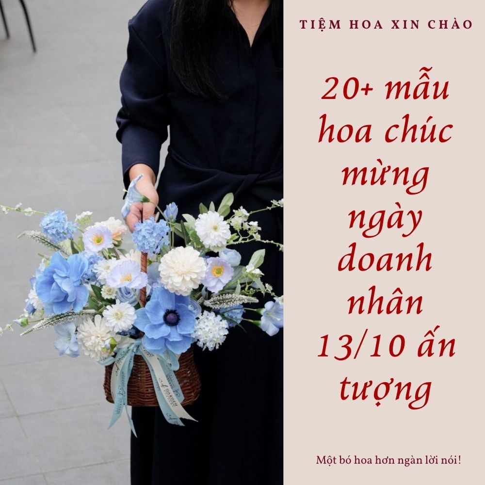 hoa chúc mừng ngày doanh nhân 13/10