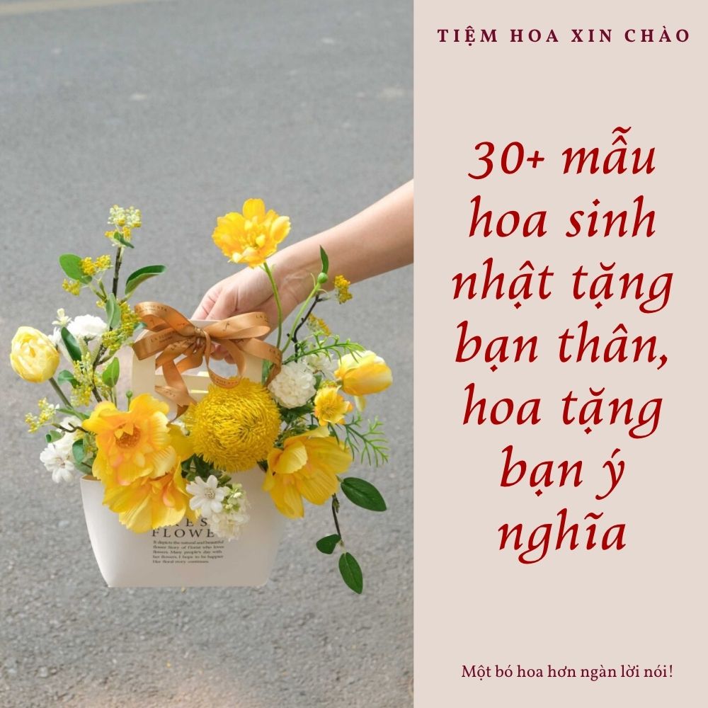hoa sinh nhật tặng bạn thân, hoa tặng bạn