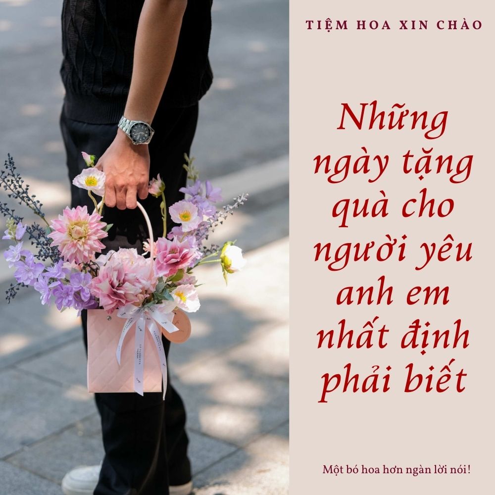 Những ngày tặng quà cho người yêu anh em nhất định phải biết