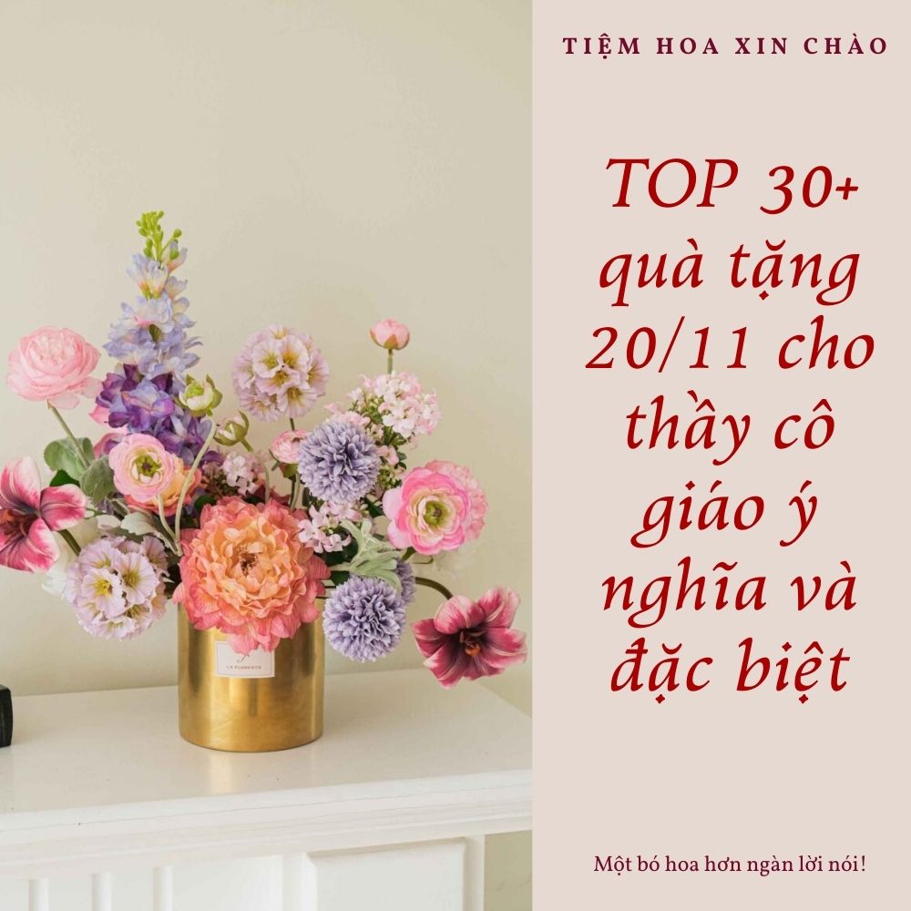 quà tặng 20/11 cho thầy cô giáo