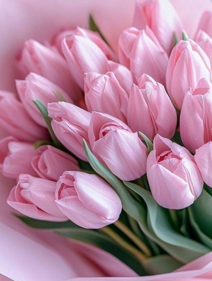 Hoa tulip màu hồng