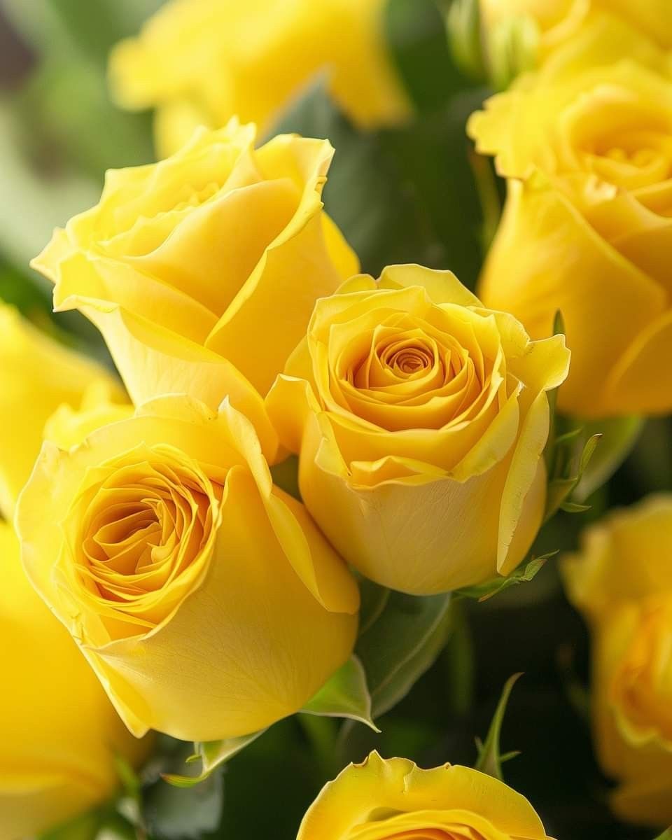 Phân loại hoa hồng vàng theo màu sắc